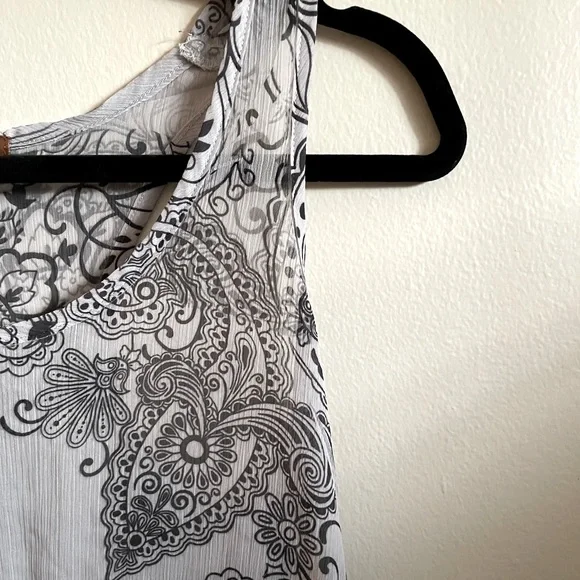 Copper Key | Sheer Paisley Tank | Size Small - Picture 4 of 8